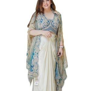 Lehenga Choli Indo-Western Draped