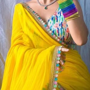 SHANTVAN GALLERY Georgette Saree